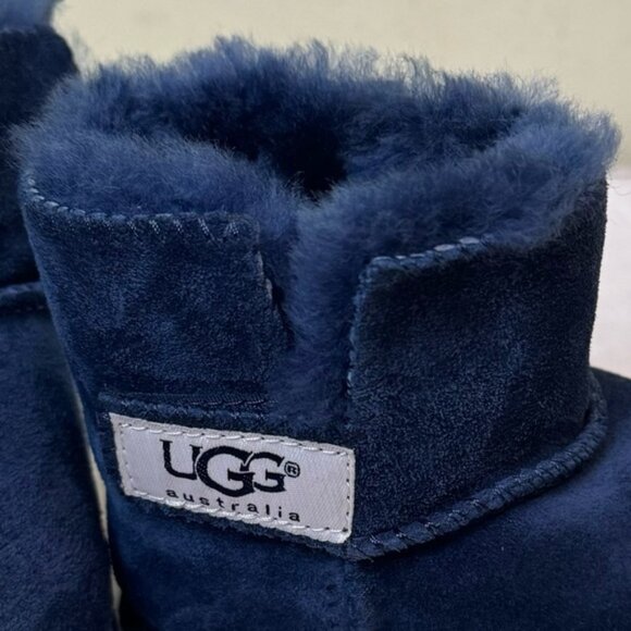 UGG Erin Sheepskin Classic Toddler Boot Slipper Fur Leather Kids Large 5202 - Picture 11 of 16